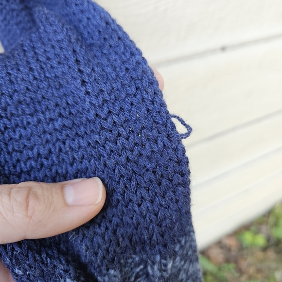 Horny Toad blue merino wool Seabourn zip cardigan size large - Picture 10 of 10